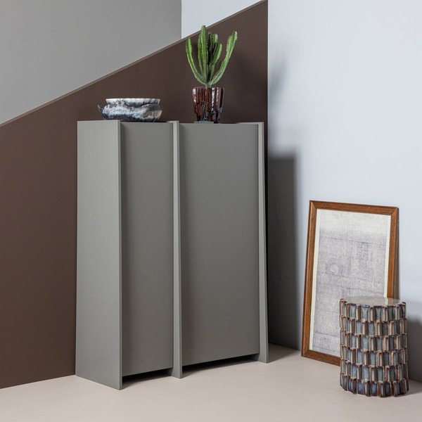 Керамична кръгла странична масичка ø 35 cm Axu – WOOOD-image-1