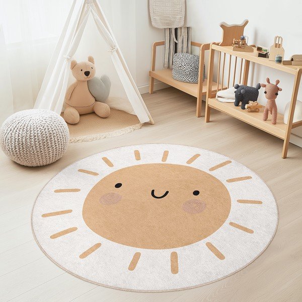 Детски килим подходящ за пране ø120 cm Sunny World – Mila Home-image-4