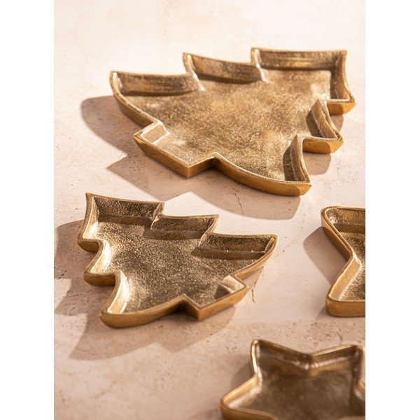 Метален декоративен поднос 24x23 cm Noelle Christmas Tree – Ladelle-image-1
