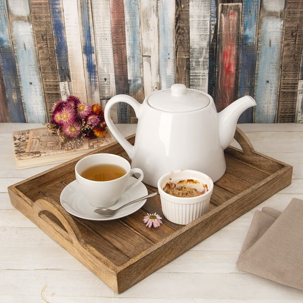 Дървена табла за сервиране 30,5x40,5 cm Mango - Orion-image-1