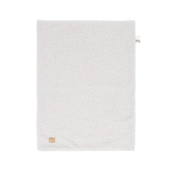 Бяло бебешко одеяло от шерпа 100x77 cm – Meowbaby