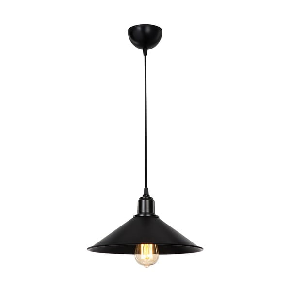 Черна метална лампа за таван ø 30 cm - Squid Lighting