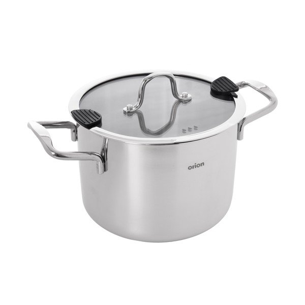 Гърне от неръждаема стомана с капак 4,6 l Venice – Orion