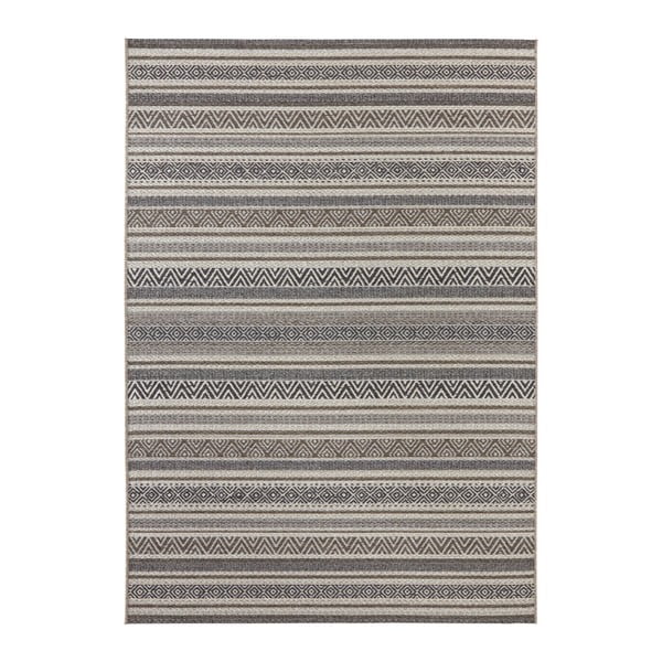 Кафяво-сив килим на открито Bloom Rodez, 160 x 230 cm - Elle Decoration