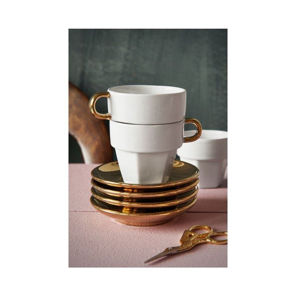 Sada 4 hrnků se stojánkem Espresso Tower-image-2