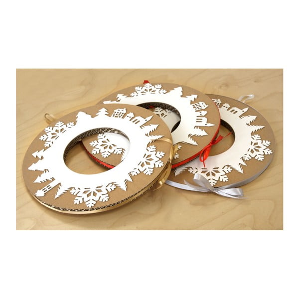 Адвентен венец със сива панделка - Unlimited Design for kids-image-3