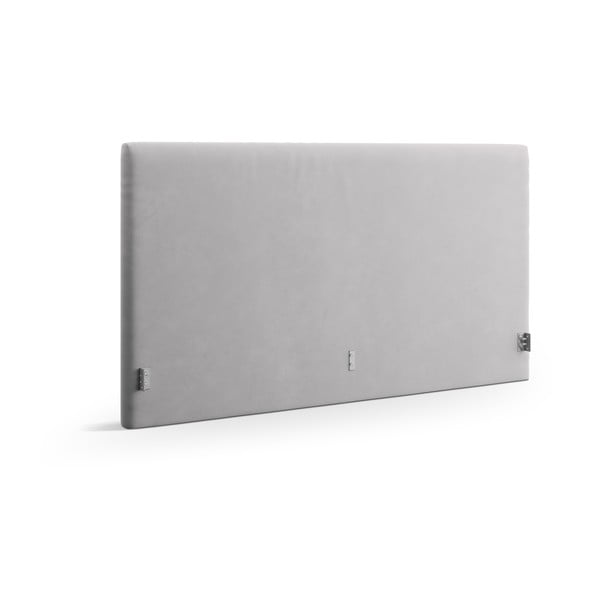 Светлосива тапицирана табла за легло 210,5x100 cm Remo – Micadoni 