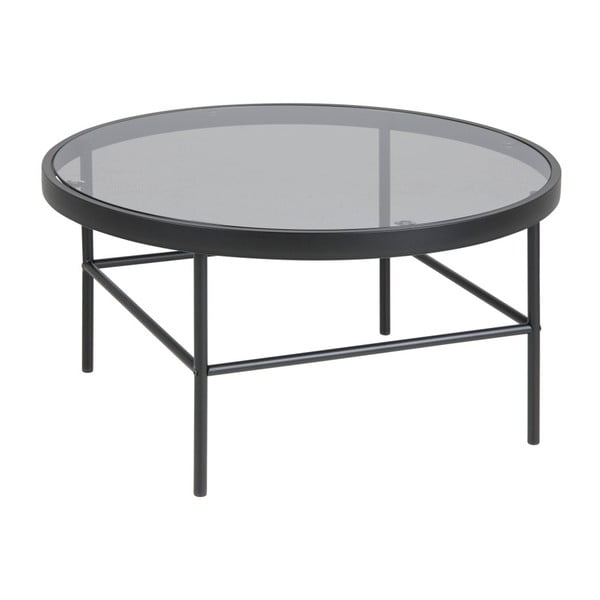 Черна кръгла маса за кафе ø 80 cm Hoya - Actona
