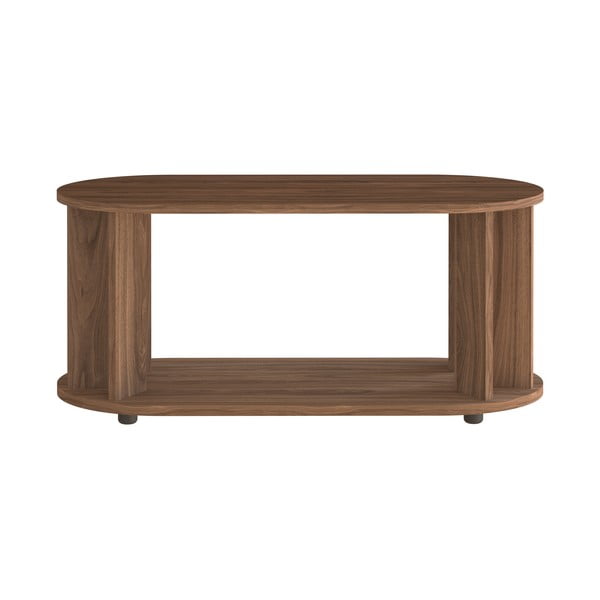 Масичка за кафе с плот от орехово дърво 110x50 cm Nora - TemaHome-image-2