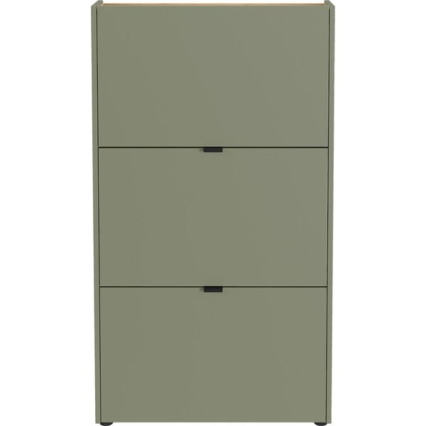 Тъмносив шкаф за обувки 71x127x22 cm Ameca – Germania-image-3