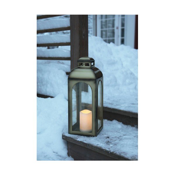 LED lucerna v bronzové barvě vhodná do exteriéru Best Season Miriam, výška 43 cm-image-1