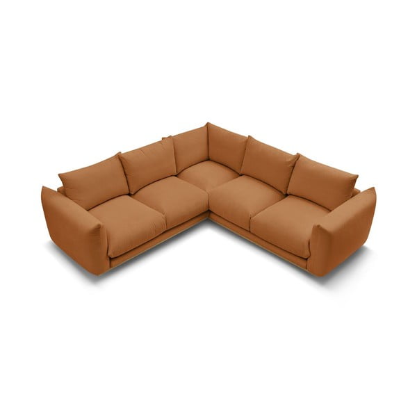 Оранжев ъглов диван Ernest – Bobochic Paris-image-4