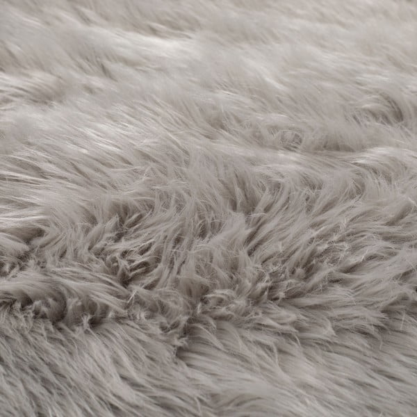 Сив килим , ⌀ 120 cm Sheepskin - Flair Rugs-image-1