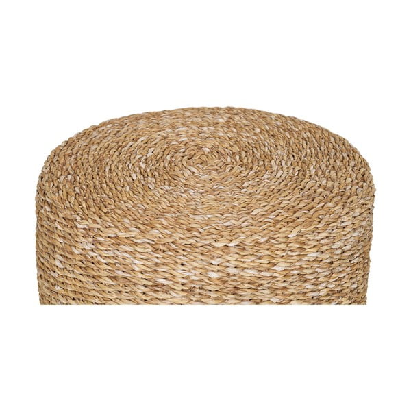 Плетена табуретка в естествен цвят Rivera – House Nordic-image-1