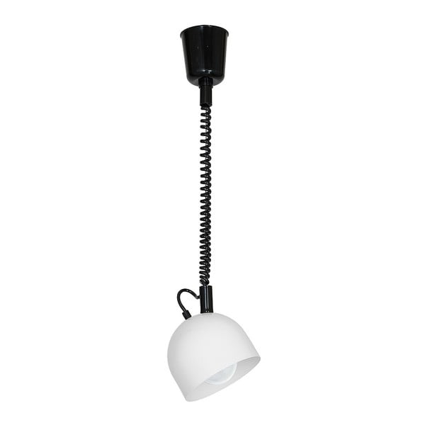 Черно-бяла лампа за таван Mini White Uno - Glimte
