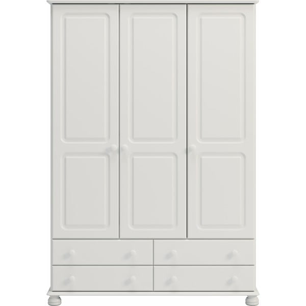 Бял гардероб 129x185 cm Richmond - Tvilum