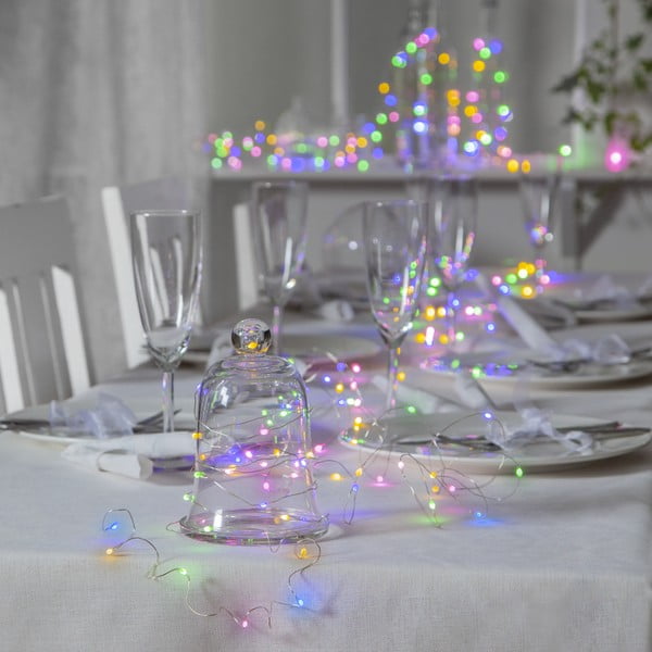 Светлинна верига за контакт със 100 бр. крушки, дължина 10 m Dew Drop – Star Trading