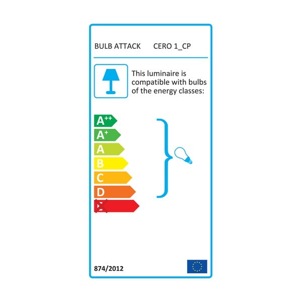 Черно таванно осветително тяло Bulb Attack Cero - Sotto Luce-image-3