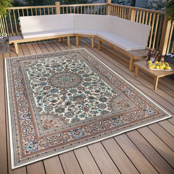 Светлокафяв килим за открито 80x165 cm Kadi - Hanse Home-image-1