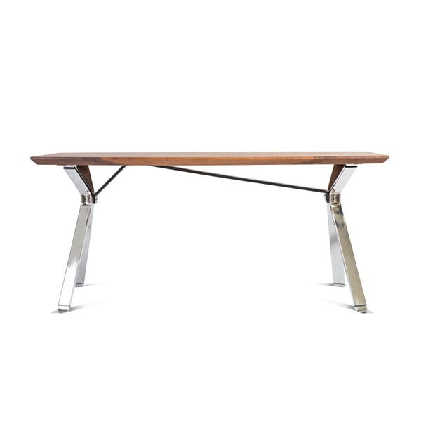 Jídelní stůl s deskou z ořechového dřeva Charlie Pommier Serious, 170 x 80 cm