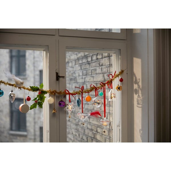 Стъклена коледна украса ø 5,5 cm Ann-Sofi Romme Annual Christmas Bell 2025 – Holmegaard-image-3