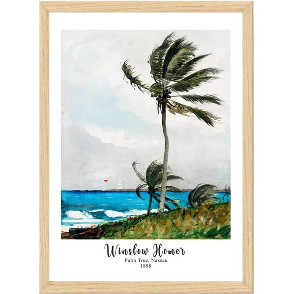 Плакат в рамка 55x75 cm Winslow Homer - Wallity