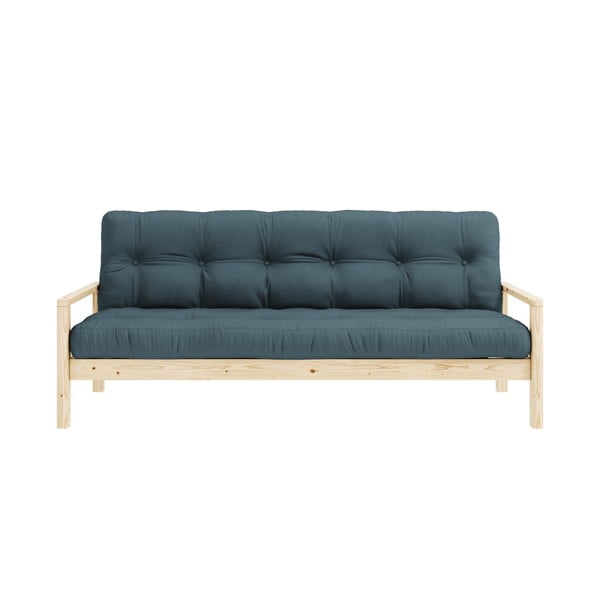 Разтегателен диван в петролен цвят 205 cm Knob - Karup Design