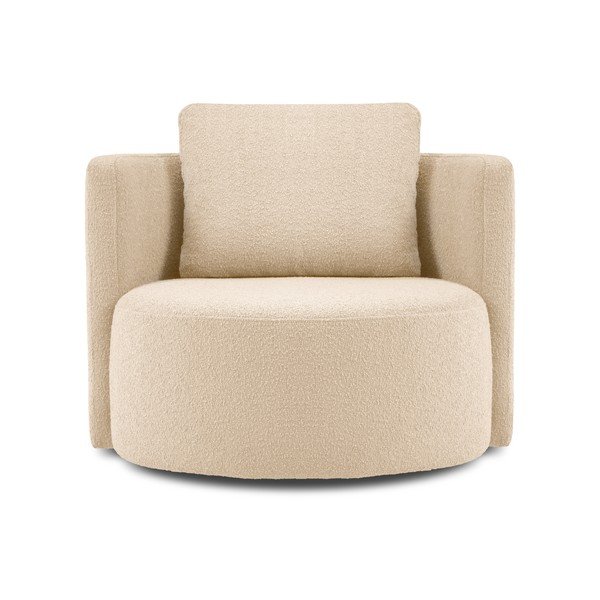 Бежов въртящ се фотьойл Nael - Interieurs 86-image-2