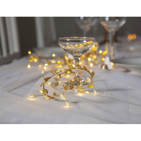 Светлинна декорация с коледен мотив в златист цвят Winny - Star Trading-image-2