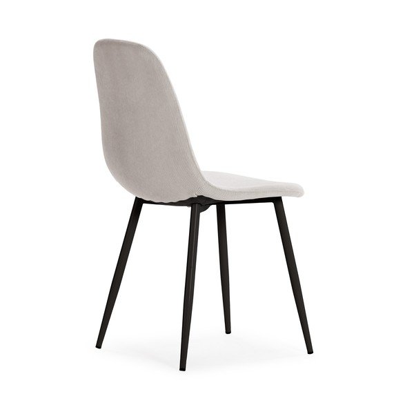 Кремави тапицирани трапезни столове в комплект 4 бр. Minka – Marckeric-image-3