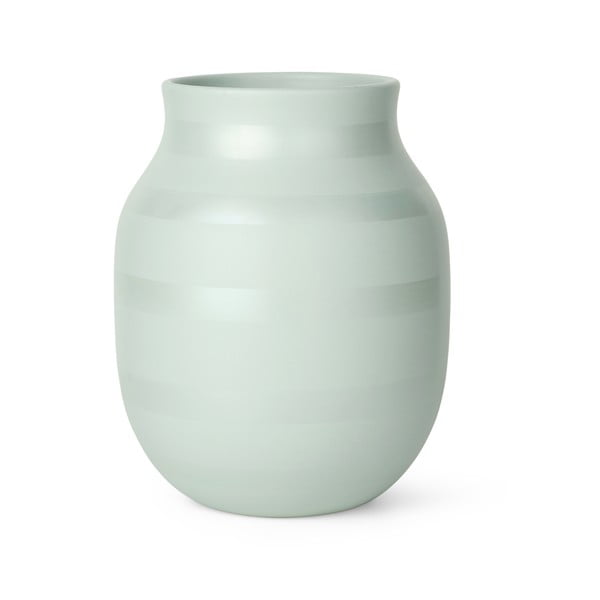 Светлозелена керамична ваза ø 16 cm Omaggio - Kähler Design
