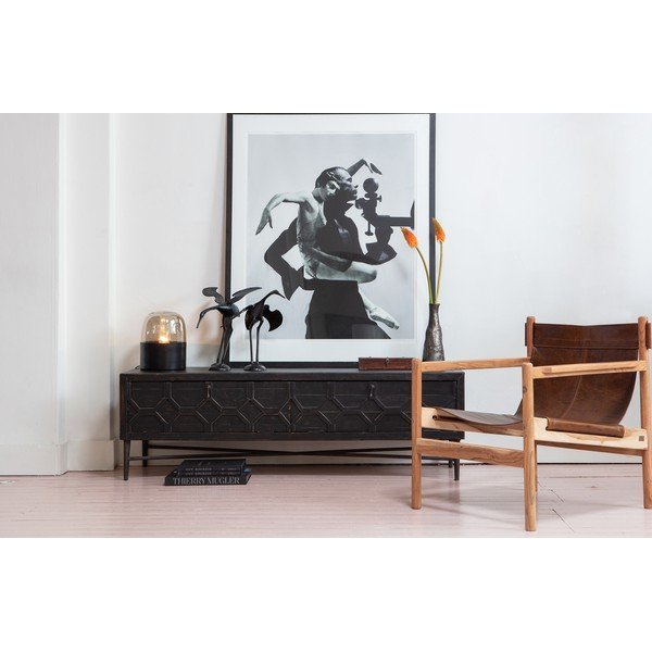 Черна настолна подова лампа Dome, ø 22 cm - BePureHome-image-1