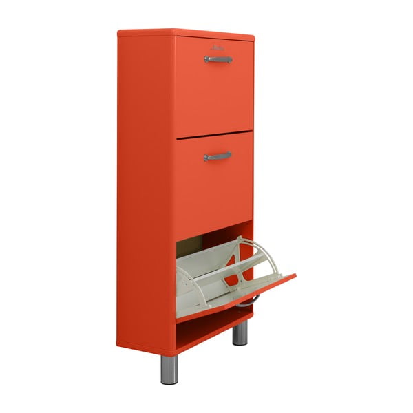 Червена стойка за обувки с панти Malibu - Tenzo-image-3