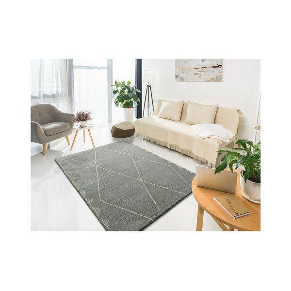 Сив килим Tanum Duro, 120 x 170 cm - Universal-image-1