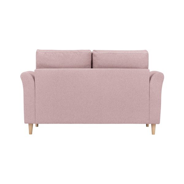 Розов двуместен диван Smooth - Kooko Home-image-3