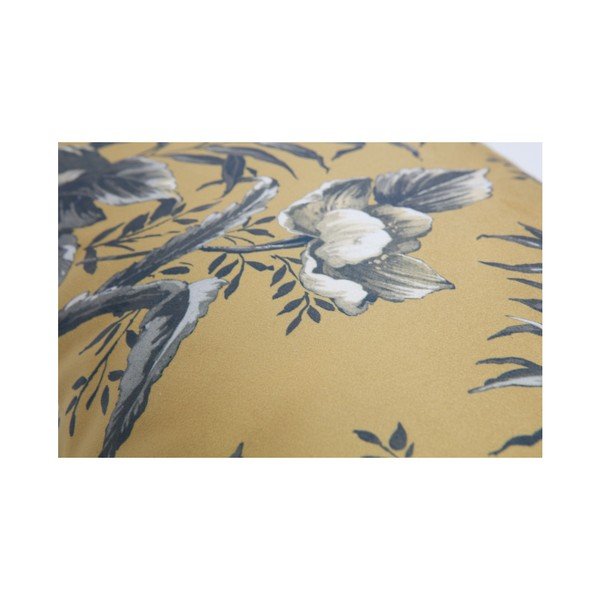 Горчичнокафява възглавница с цветен мотив Vogue, 40 x 60 cm - BePureHome-image-1
