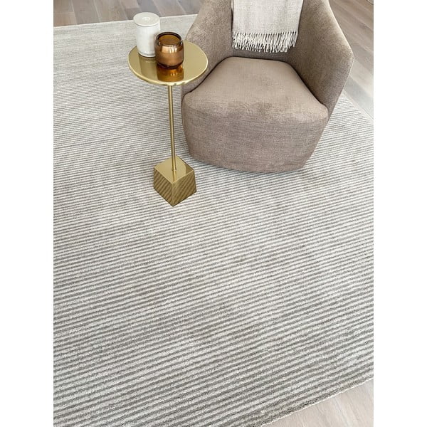 Кремав вълнен килим 120x180 cm Calisia M Ribs – Agnella-image-1