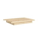 Двойно легло от борова дървесина с място за съхранение 160x200 cm Kanso – Karup Design