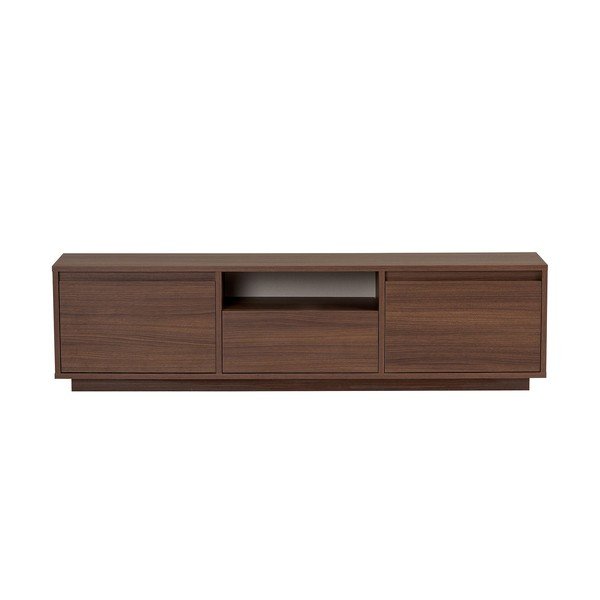 Маса за телевизор от декор от орех в тъмно естествен цвят 160x42x30 cm Sentinel – Kalune Design-image-4