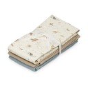 Светложълти пелени от органичен памук 3 бр. 70x70 cm Sea Garden – Cam Cam Copenhagen