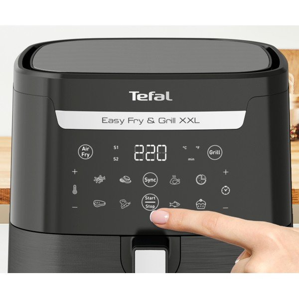 Черен фритюрник с горещ въздух Easy Fry & Grill XXL EY801815 – Tefal-image-1