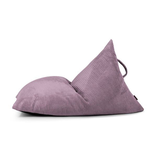 Лилав детски пуф от рипсено кадифе Razzy – SLOWDOWN