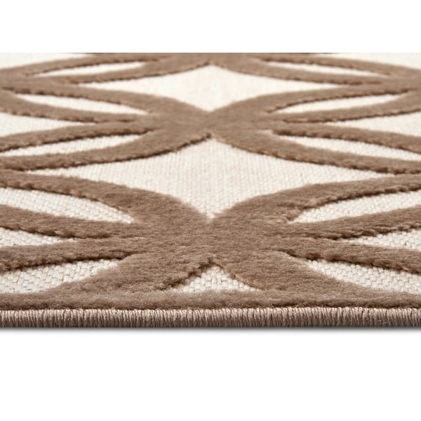 Кафяв килим 133x190 cm Iconic Circle - Hanse Home-image-2
