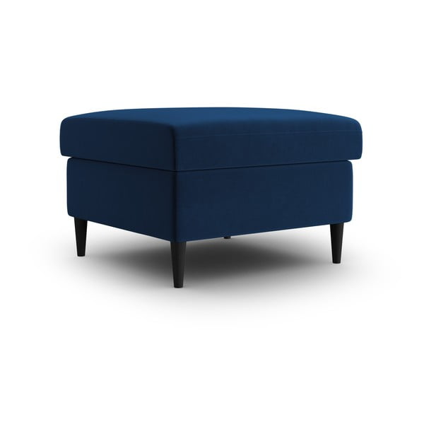 Синя кадифена табуретка Kyoto – Cosmopolitan Design-image-1