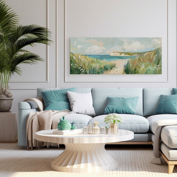 Картина 60x150 cm Gouache Sea – Styler-image-2