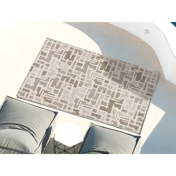 Бежов външен килим 77x150 cm Emma - Universal-image-1