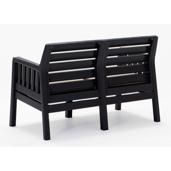 Антрацитен градински комплект за отдих за 4 души Lara – Floriane Garden-image-4