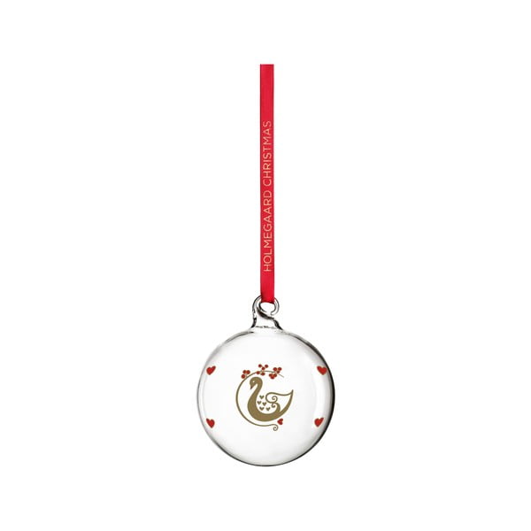 Стъклена  коледна топка ø 6,5 cm Ann-Sofi Romme Annual Christmas Bauble 2025 – Holmegaard