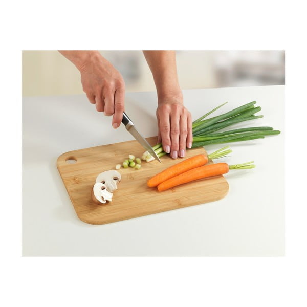 Дъска за рязане, изработена от бамбуково дърво, 33 x 25 cm - Wenko-image-1