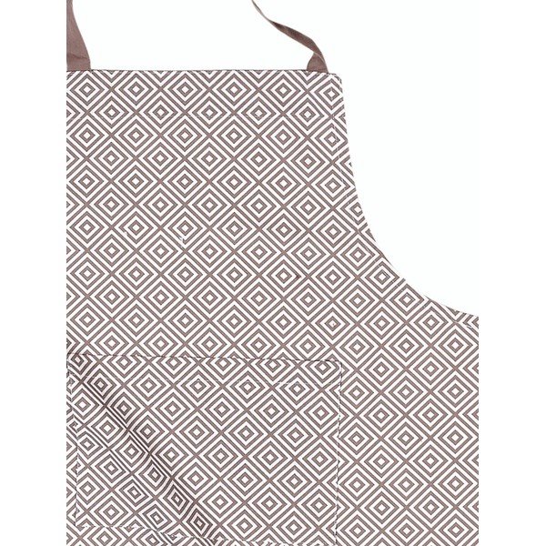 Кафява памучна престилка Tetris - Tiseco Home Studio-image-2